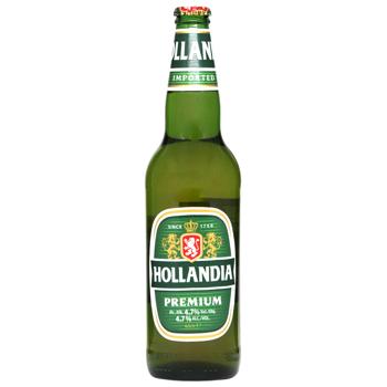 Пиво Hollandia светлое 5% 0,65л - купить, цены на КОСМОС - фото 1