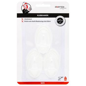 Axentia Hook 2x5.3x3cm 3pcs - buy, prices for MegaMarket - photo 1