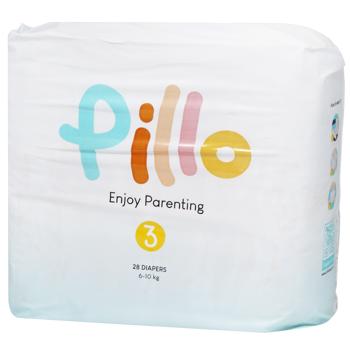 Підгузки PILLO Midi 6-10кг 28шт. И184 (Італія) - купити, ціни на КОСМОС - фото 1