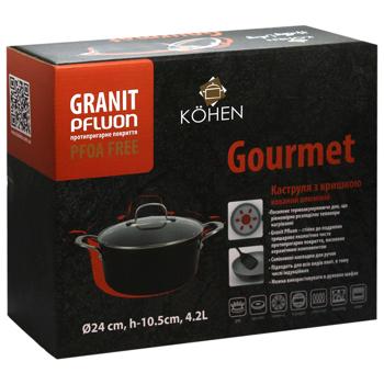 Kohen Gourmet Pan with Lid 4.2l - buy, prices for - photo 5