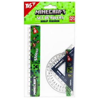 Набір лінійок Yes Minecraft 3 предмети