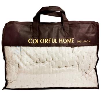 Плед Colorful Home Шахи-Соти фліс 200x220-230см - купити, ціни на Cупермаркет "Харків" - фото 1