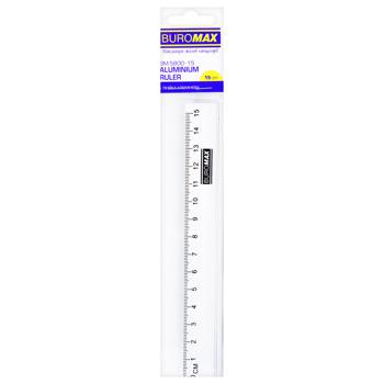 Buromax Aluminum Ruler 15cm - buy, prices for METRO - photo 1