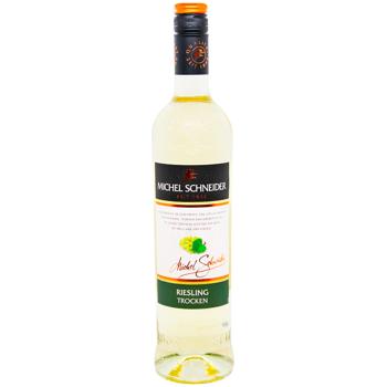 Вино Michel Schneider Riesling Trocken біле сухе 12% 0,75л