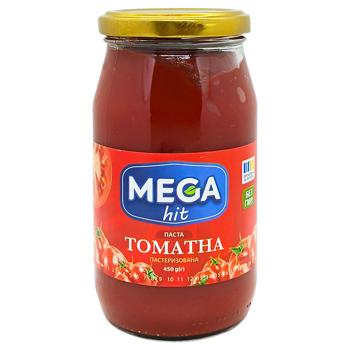 Mega Hit Tomato Paste 450g - buy, prices for Chudo Market - photo 1