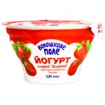 Йогурт Волошкове Поле Десертний Полуниця 2,8% 140г