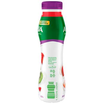 Aktivia Strawberry-Kiwi Lactose-Free Bifidoyogurt with Bifidobacteria Actiregularis 0.5% 260g - buy, prices for COSMOS - photo 3