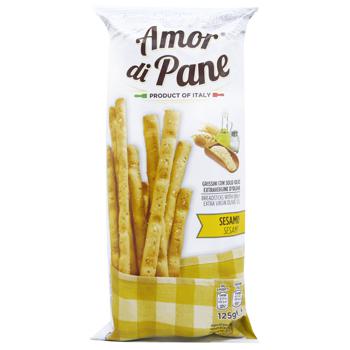 Amor di Pane Grissini with Sesame 125g - buy, prices for - photo 1