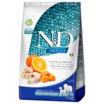 Farmina N&D Grain Free сухий корм для собак 2,5 кг - тріска, гарбуз та апельсин