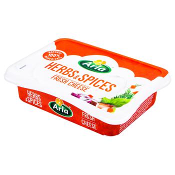 Сыр-крем Arla с травами и специями 50% 200г - купить, цены на METRO - фото 1