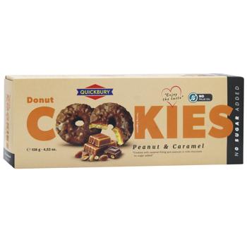 Quickbury Cookies with Peanuts and Caramel 128g - buy, prices for - photo 3