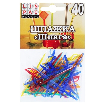 Linpac Disposable Skewer Sword 40pcs - buy, prices for MegaMarket - photo 1