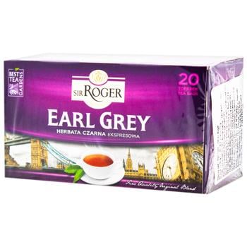 Sir Roger Earl Grey Black Tea 1.5g*20pcs - buy, prices for COSMOS - photo 1