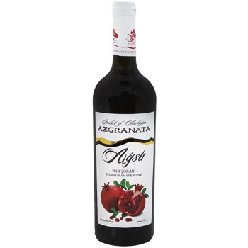 Az-Granata Agsu Red Semidry Wine 10-12% 0.75l - buy, prices for WINETIME - photo 1