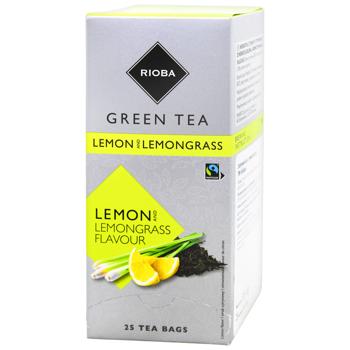 Rioba Lemon and Lemongrass Green Tea 1.5g*25pcs - buy, prices for METRO - photo 1