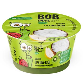Десерт Bob Snail на кокосовом креме груша-киви 180г - купить, цены на WINETIME - фото 1