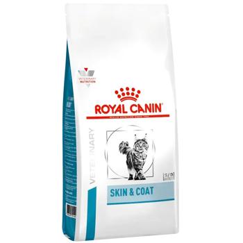 Корм сухой Royal Canin Skin & Coat для поддержания здоровья кожи у кошек 1,5кг