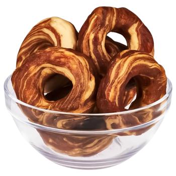 Ласощі для собак AnimAll Snack качине філе на кільці з пресованої шкіри 500г - купити, ціни на Auchan - фото 1