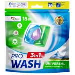 ProWash Alpine Freshness Universal Washing Capsules 15pcs