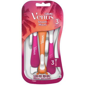 Бритва Venus Smooth Miami одноразовая 3шт