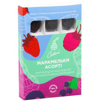 Мармелад Сетно Марамельки Полуниця, малина, смородина асорті 60г - купити, ціни на - фото 2