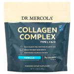 Коллаген Dr. Mercola тип 1, 2 и 3 со вкусом ванили 5г 309г