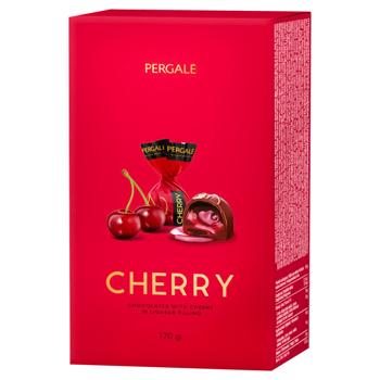 Pergale Candies with Cherry in Liqueur Filling 170g - buy, prices for COSMOS - photo 1