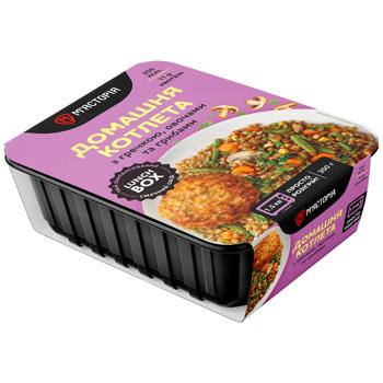 Котлета домашняя М'ясторія с гречкой, овощами и грибами 350г - купить, цены на КОСМОС - фото 1