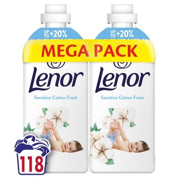 Ополіскувач для білизни Lenor Свіжість бавовни 2штх1,239мл