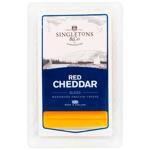 Сыр Singletons&Co Чеддер красный нарезанный 150г