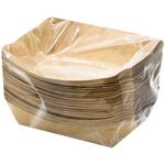 Alpha Paper Cap Kraft Paper Plate 180x100x45mm 50pcs