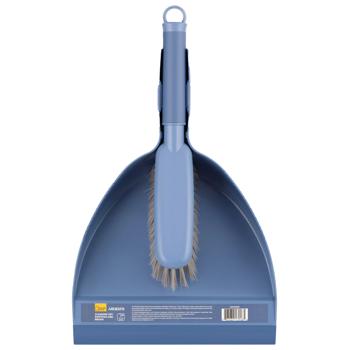 Ardesto Solid Blue Scoop and Brush Cleaning Set