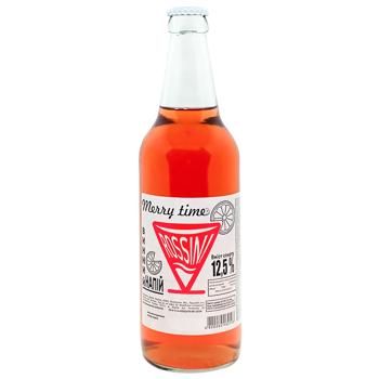 Merry Time Rossini Rose Semi-Sweet Wine Drink 12.5% 0.5l - buy, prices for Chudo Market - photo 1
