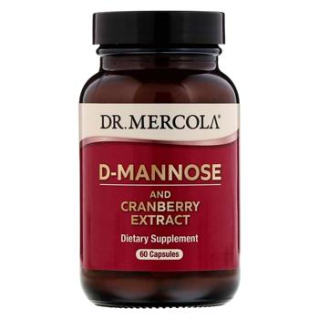 Підтримка нирок з журавлиною, D-Mannose and Cranberry, Dr. Mercola, 60 капсул