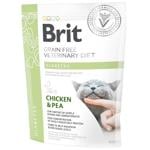 Корм сухой Brit Veterinary Diet Diabetes с курицей и горошком для кошек с сахарным диабетом 400г