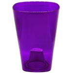 Flower Pot Cambri 133mm purple transparent