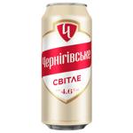 Пиво Чернігівське світле 4,8% 0,5л