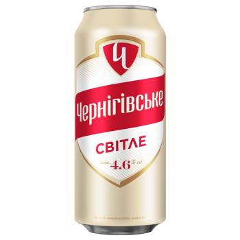 Пиво Черниговское светлое 4,8% 0,5л - купить, цены на КОСМОС - фото 1