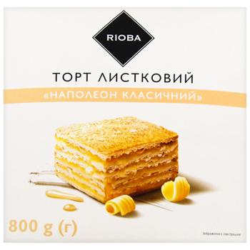 Торт Rioba Наполеон Классический слоеный 800г - купить, цены на - фото 4