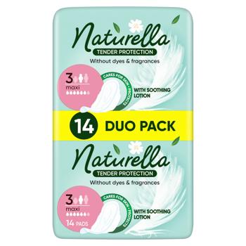 Прокладки гигиенические Naturella Нежная Защита Maxi 14шт - купить, цены на Auchan - фото 2