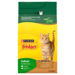 Корм сухой Friskies Indoor с курицей, индейкой и овощами для домашних кошек 1,5кг