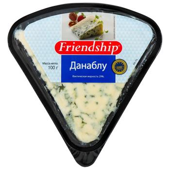 Frendship Danablue Classic Rennet Cheese 50% 100g - buy, prices for ULTRAMARKET - photo 1