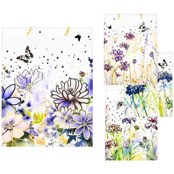 Пакет подарочный бумажный 18*23,5*8см 072S-5985 - купить, цены на КОСМОС - фото 1