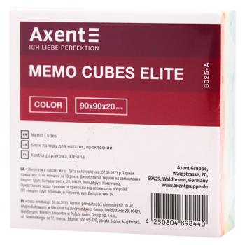 Axent Elite Color Notes Paper 90*90*20mm - buy, prices for MegaMarket - photo 2