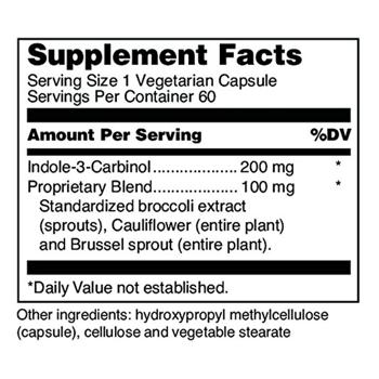 Индол-3-карбинол Douglas Laboratories Ultra I-3-C 60 капсул - купить, цены на - фото 3
