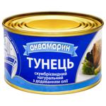 Тунець Аквамарин натуральний з додаванням олії 230г