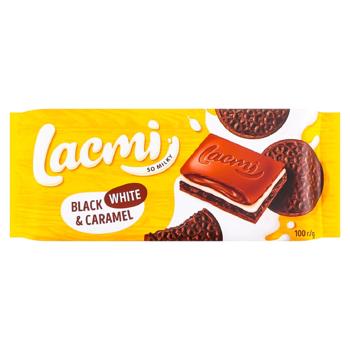Шоколад молочный Roshen Lacmi с молочной начинкой и печеньем 100г - купить, цены на Grono - фото 1