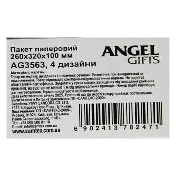 Angel Gifts New Year's Paper Bag 26*32*10cm - buy, prices for MegaMarket - photo 4