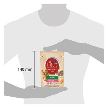 Корм вологий Purina One Active з яловичиною, картоплею та морквою для активних собак малих порід 85г - купити, ціни на Auchan - фото 3
