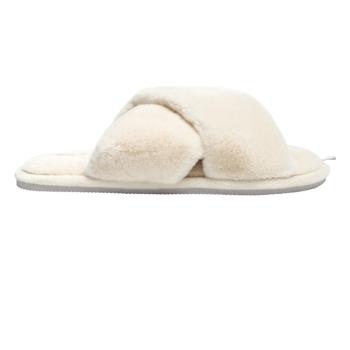 Twins HS-LUX Women's Fur Cross-Over Slippers s.40 Milky White - buy, prices for - photo 2
